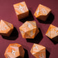 Orange Dream Flawed Polyhedral Dice Set