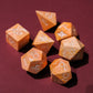 Orange Dream Flawed Polyhedral Dice Set