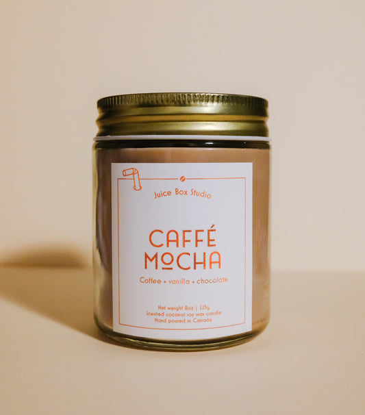 Caffe Mocha Scented Candle jar