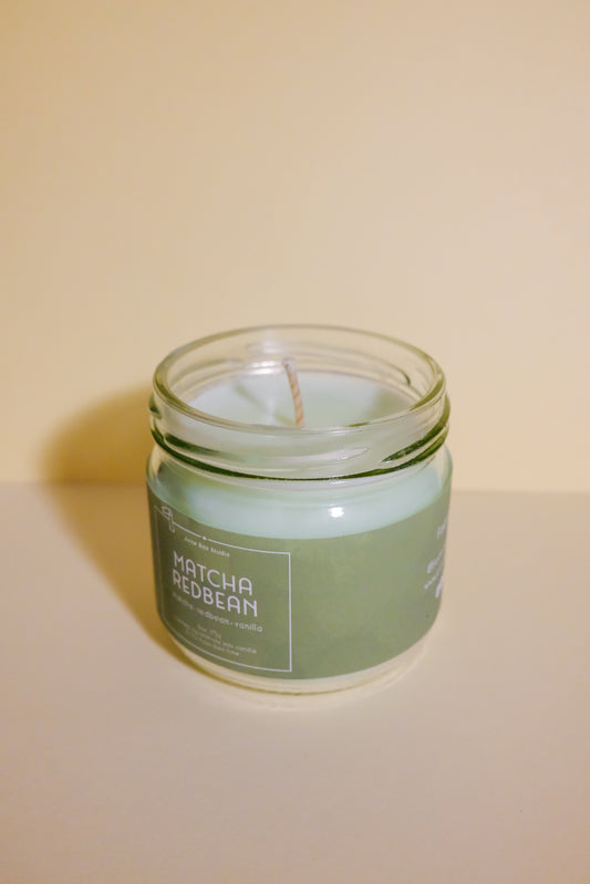 Matcha Redbean Scented Candle Jar