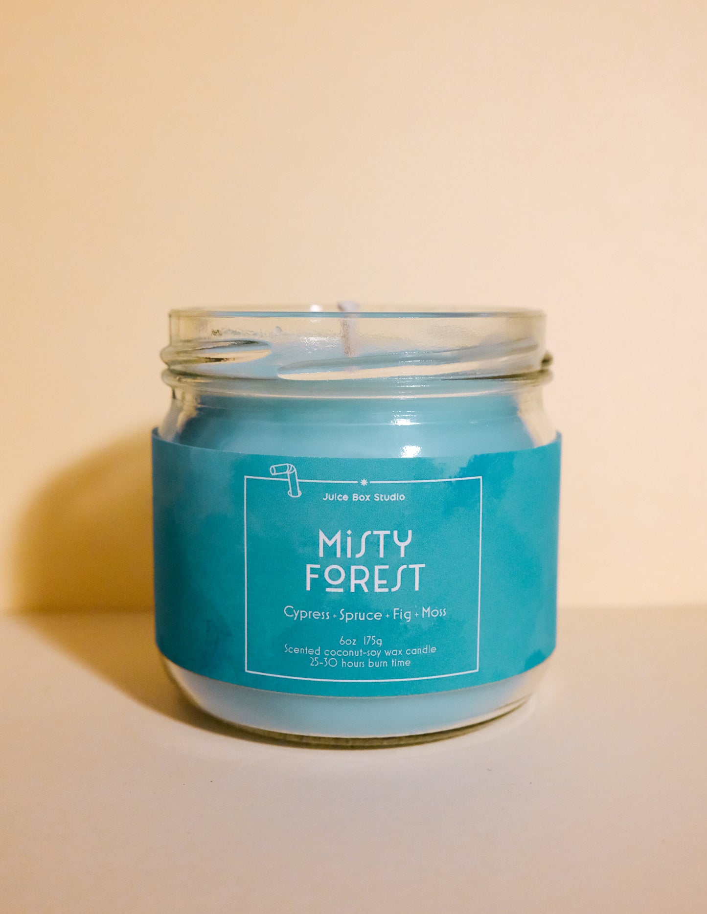Misty Forest Scented Candle jar