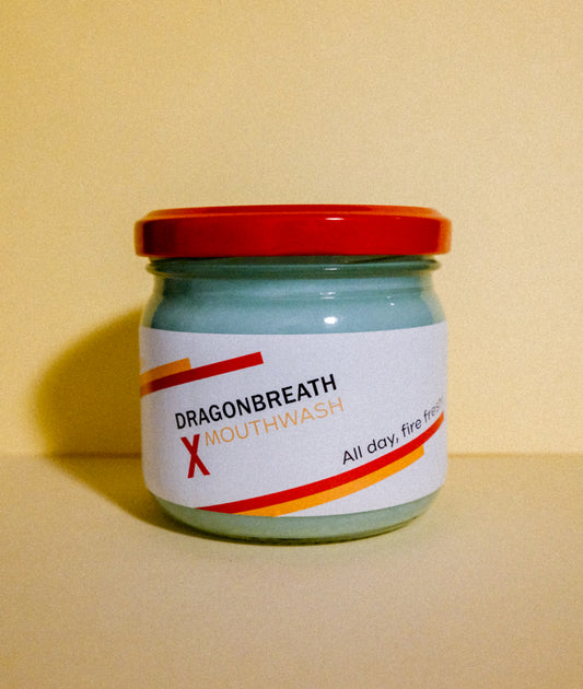 Dragonbreath Mouthwash Scented Candle Jar
