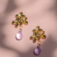 Lilac Drop Stud Earrings