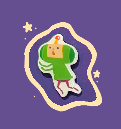Katamari Handmade Pin Small