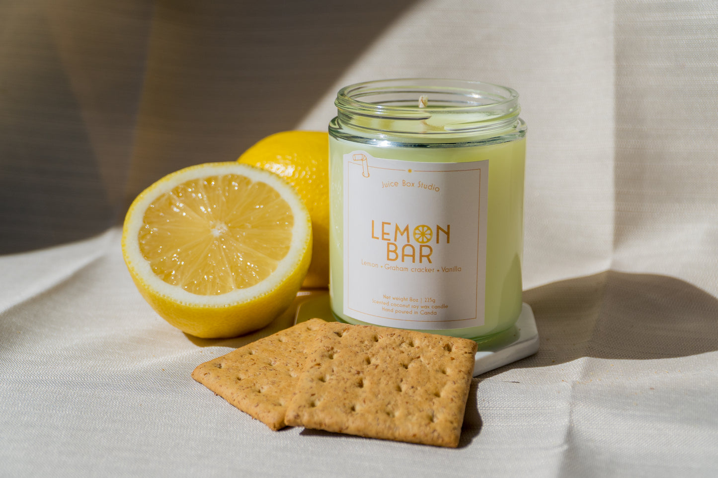 Lemon Bar Scented Candle jar