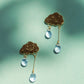 Cloudy Day Drop Stud Earrings