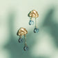 Cloudy Day Drop Stud Earrings