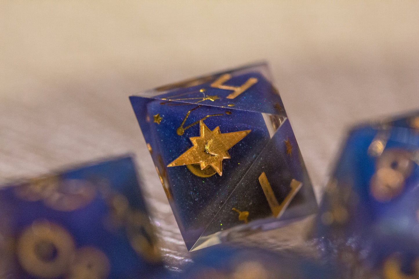 Starry Sky Polyhedral Dice Set