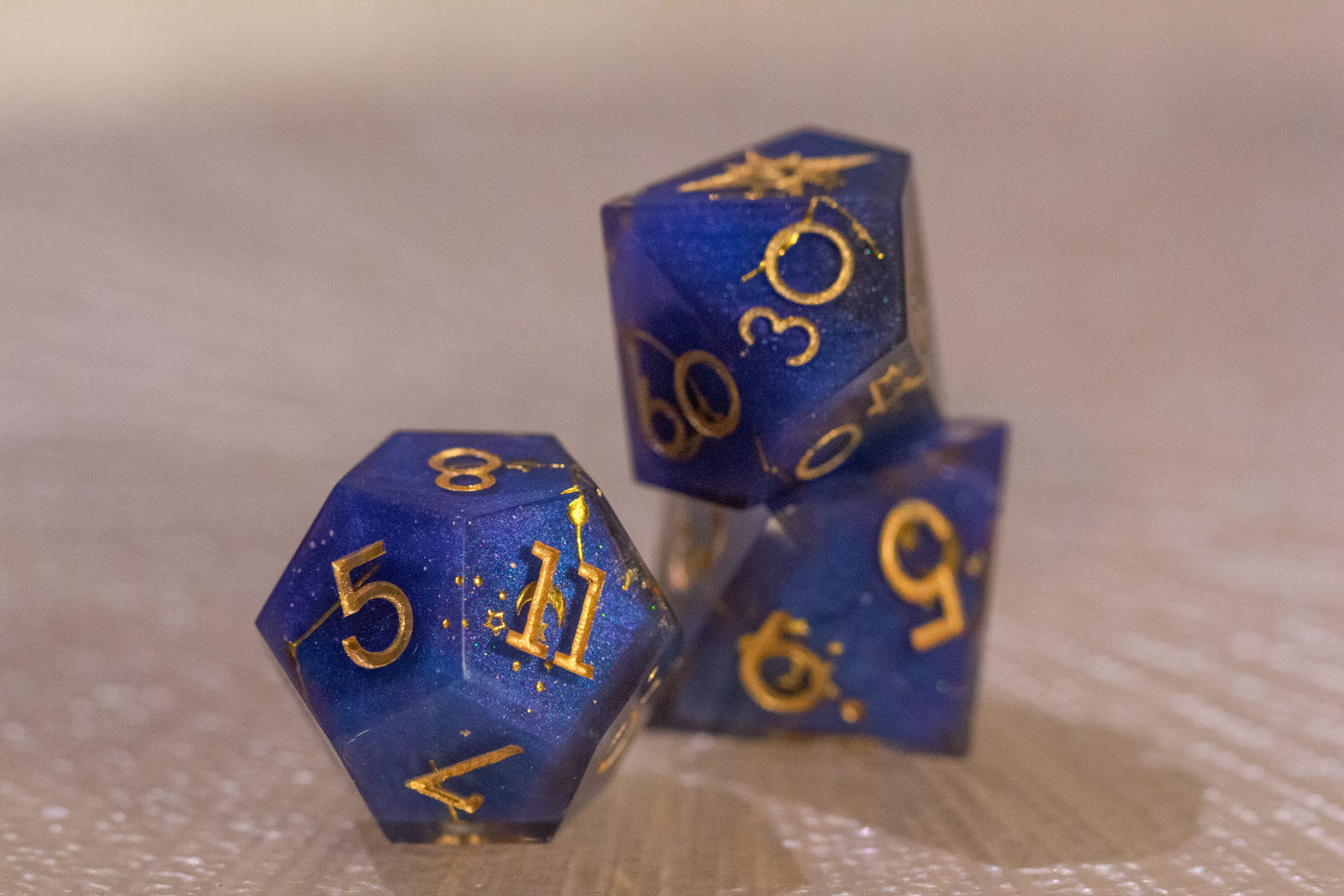 Starry Sky Polyhedral Dice Set