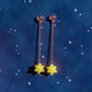 Star Piece Drop Earrings